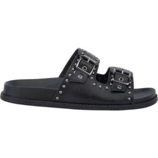 SANDALIA PLANA MONOCOLOR ESTOPEROLES NEGRO VI LINE FASHION