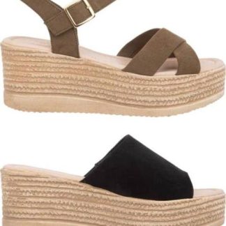 SANDALIA PLATAFORMA LISO MULTICOLOR VI LINE