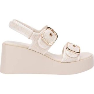 SANDALIA PLATAFORMA MONOCOLOR BEIGE/HUESO VI LINE FASHION