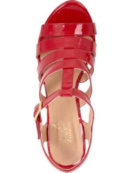 SANDALIA PLATAFORMA TACON TIRAS ROJO YAELI FASHION - Image 3