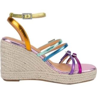 SANDALIA PLATAFORMA TIRAS MULTICOLOR VI LINE FASHION