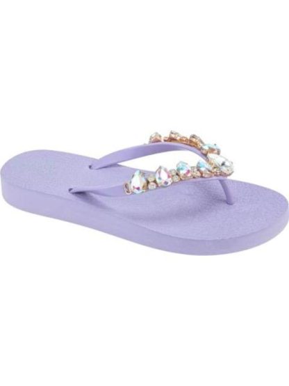 SANDALIA PLAYA CON PIEDRAS LILA BANANA PRICE - Image 2