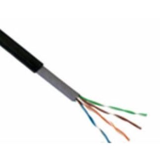 SAXXON OUTP5ECCAEXT CABLE UTP CCA - CATEGORIA 5E - COLOR NEGRO - EXTERIOR - 305 MTS - 4 PARES - DOBLE FORRO-