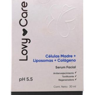 SERUM FACIAL CELULAS MADRE LIPOSOMAS COLAGENO 30 ML LOVY CARE