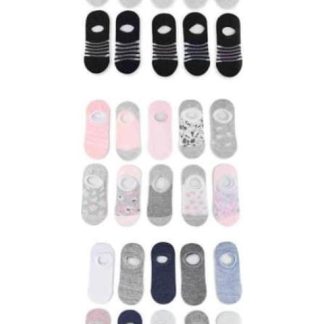 SET 10 PARES DE TINES CON ANTIDERRAPANTE MULTICOLOR BCBG