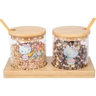 SET 2 PIEZAS CONTENEDOR DE ALIMENTOS MULTICOLOR HELLO KITTY
