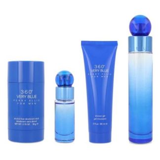 SET 360° VERY BLUE PERRY ELLIS 4PZ 100ML EDT SPRAY
