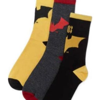 SET 3 PARES CALCETAS LARGA LICENCIA BATMAN CABALLERO MULTICOLOR BATMAN