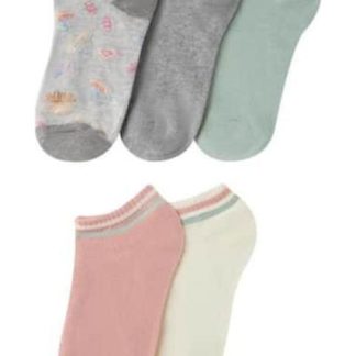 SET 5 PARES TINES DE DAMA CON FLORES MULTICOLOR LOVE TO LOUNGE