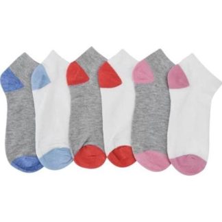 SET 6 PARES DE TINES CON DETALLE EN TALON MULTICOLOR LOVE TO LOUNGE