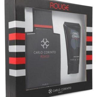 SET CARLO CORINTO ROUGE 2PZ 400ML EDT SPRAY - HOMBRE