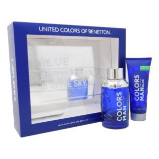 SET COLORS BLUE MAN 2PZ 100ML EDT SPRAY AFTER SHAVE 75ML