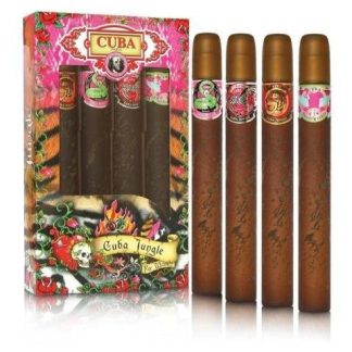 SET CUBA JUNGLE DAMA 4 PZ (TIGER-ZEBRA-SNAKE-HEATBREAKER)