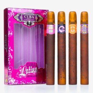 SET CUBA LATINO DAMA DES CHAMPS 4 PZ 35 ML C U SPRAY
