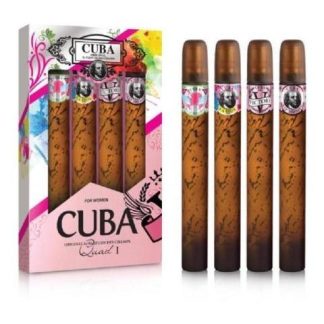 SET CUBA QUAD I DAMA DES CHAMPS 4 PZ 35 ML C U SPRAY