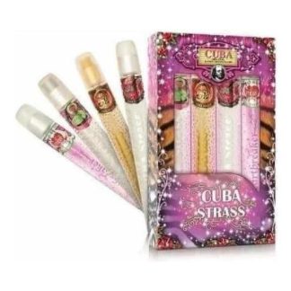 SET CUBA STRASS DAMA 4 PZ (TIGER-ZEBRA-SNAKE-HEARTBREAKER) GENERO MUJER