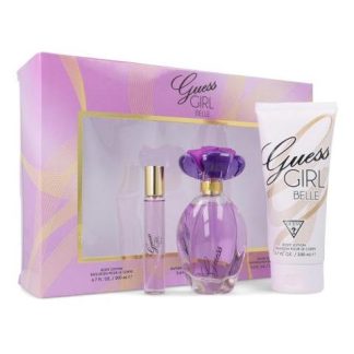 SET GUESS GIRL BELLE 3PZ 100ML EDT BODY LOTIO 15ML EDT MUJER