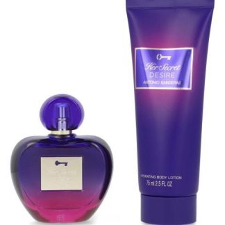 SET HER SECRET DESIRE 2PZ 80ML EDT SPRAY BODY LOTION 75ML