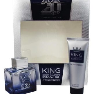 SET KING OF SEDUCTION 20 YEARS 2PZ 100ML EDT SPRAY - HOMBRE