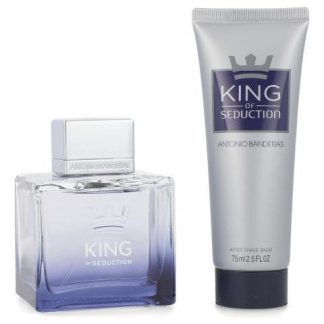 SET KING OF SEDUCTION 2PZ 100ML EDT SPRAY AFTER SHAVE 75ML