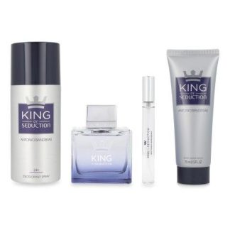 SET KING OF SEDUCTION 4PZ 100ML EDT SPRAY 10ML EDT SPRAY