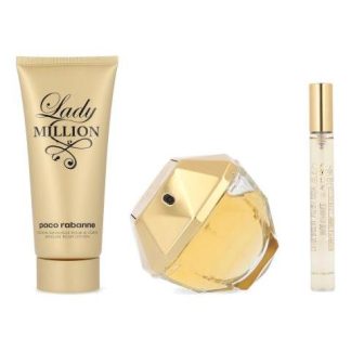 SET LADY MILLION PACO RABANNE 3PZ 80ML EDP SPRAY - MUJER