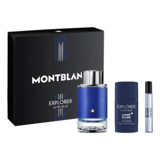 SET MONTBLANC EXPLORER ULTRA BLUE 3PZ 100ML EDP - HOMBRE