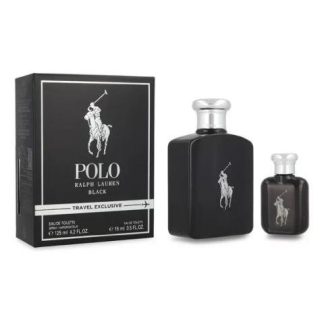 SET POLO BLACK 2PZ 125ML EDT SPRAY 15ML EDT - HOMBRE
