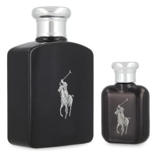 SET POLO BLACK CABALLERO RALPH LAUREN 2 PZ - ORIGINAL