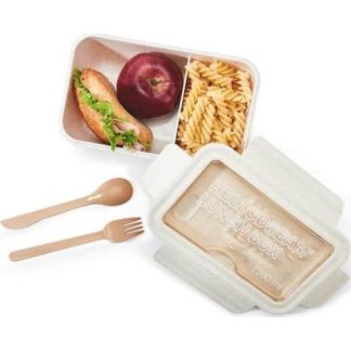 SET TUPPER CON CUBIERTOS MULTICOLOR HELLODREAM