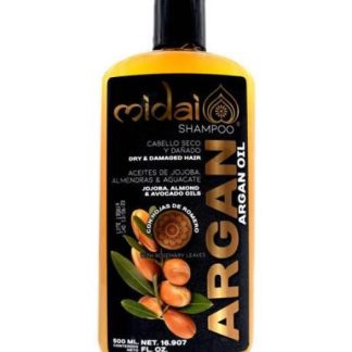 SHAMPOO ACEITE DE ARGAN ALMENDRA Y AGUACATE 500 ML MIDAI