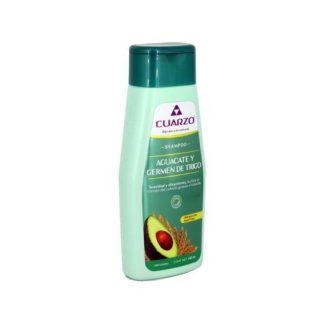 SHAMPOO CAPILAR DE AGUACATE Y GERMEN DE TRIGO 550 ML CUARZO COSMETICS