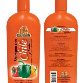 SHAMPOO CON CHILE Y PANTENOL 500ML. PRODUCTOS GIZEH