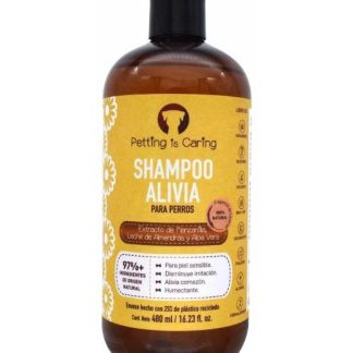 SHAMPOO EXTRACTO DE MANZANILLA PARA PERRO 480 ML PETTING IS CARIN