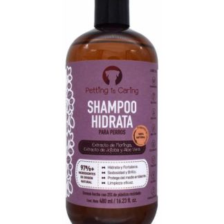 SHAMPOO EXTRACTO DE MORINGA PARA PERROS 480 ML PETTING IS CARING