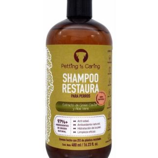 SHAMPOO GREEN CAVIAR PARA PERROS 480 ML PETTING IS CARING