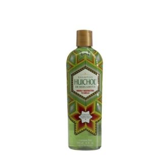 SHAMPOO HUICHOL DE BERGAMOTA 400ML HIDRATA REESTRUCTURA. SHAMPOO DEL INDIO HUICHOL