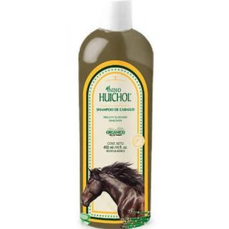 SHAMPOO HUICHOL DE CABALLO 400ML BRILO Y SUAVIDASD INMEDIATA. SHAMPOO DEL INDIO HUICHOL