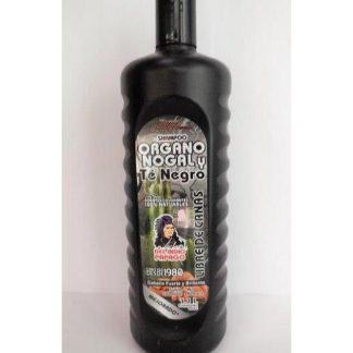 SHAMPOO ORGANO NOGAL Y TE NEGRO 1.1L AGENTES COLORANTES LIBRE DE TEPEZCOHUITE DEL INDIO PAPAGO