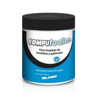 SILIMEX COMPUTOALLAS PARA LIMPIEZA DE PANTALLAS Y GABINETES 30 PIEZAS