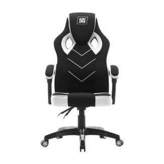 SILLA VORAGO START THE GAME. CGC301WH. TELA RECLINABLE NEGRO-BLANCO