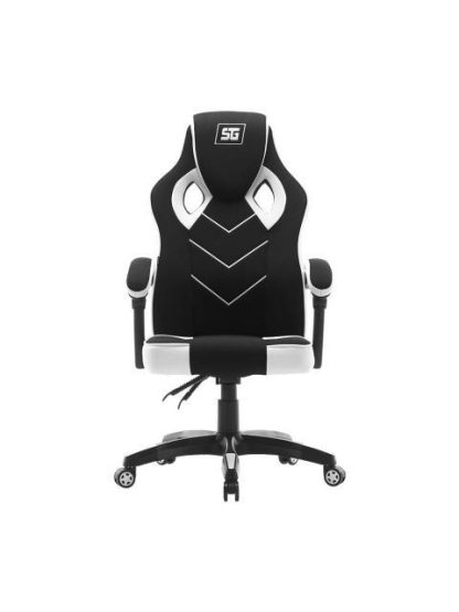 SILLA VORAGO START THE GAME. CGC301WH. TELA RECLINABLE NEGRO-BLANCO