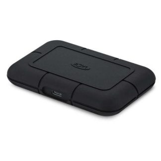 SSD EXTERNO LACIE RUGGED SSD PRO NVME 4TB USB-C NEGRO - INCLUYE CABLE THUNDERBOLT 3