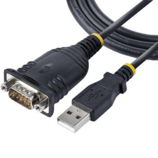 STARTECH  ADAPTADOR BD9 RS-232 MACHO - USB MACHO 914.4CM NEGRO