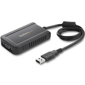 STARTECH  ADAPTADOR DE VIDEO EXTERNO USB2VGAE3 USB A VGA 1920 X 1200 PIXELES NEGRO