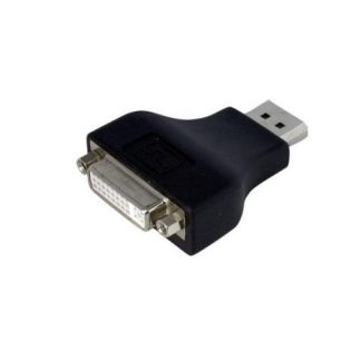 STARTECH  ADAPTADOR DISPLAYPORT 1.2 MACHO - DVI HEMBRA 1080P NEGRO