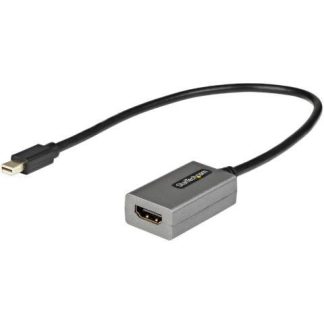 STARTECH  ADAPTADOR MINI DISPLAYPORT 1.2 MACHO - HDMI HEMBRA 1080P GRIS-NEGRO