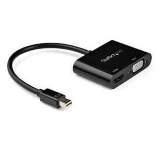 STARTECH  ADAPTADOR MINI DISPLAYPORT 1.2 MACHO - HDMI-VGA MACHO 4K 60HZ NEGRO