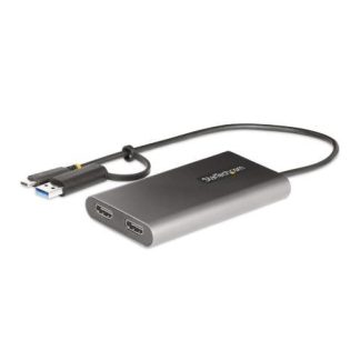 STARTECH  ADAPTADOR USB-C 3 MACHO - 2X HDMI HEMBRA GRIS