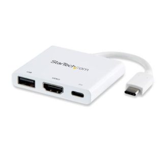 STARTECH  ADAPTADOR USB-C MACHO - HDMI 4K HEMBRA BLANCO